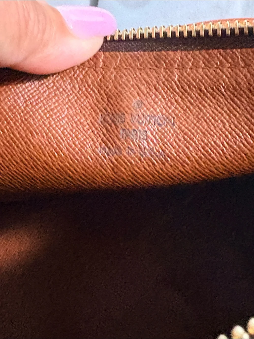 Brown Leather Women's Zip Pouch - Designer Style